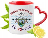 45 Urodziny Czerwony Z Uszkiem W Kształcie Serca Na Prezent