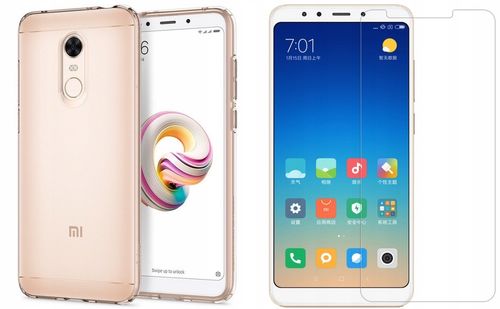 ETUI REDMI 5 PLUS SPIGEN LIQUID CRYSTAL + SZKŁO 9H na Arena.pl