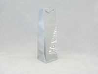 Torba świąteczna na butelkę 11,5 x 11,5 x 40 cm śnieżki