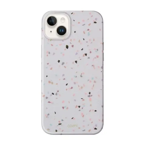 Etui Uniq Coehl Terrazzo na iPhone 14 Plus - piaskowe na Arena.pl