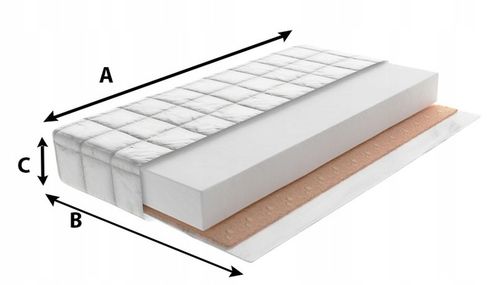 Materac do Łóżeczka Piankowy Kokos 120x60 na Arena.pl