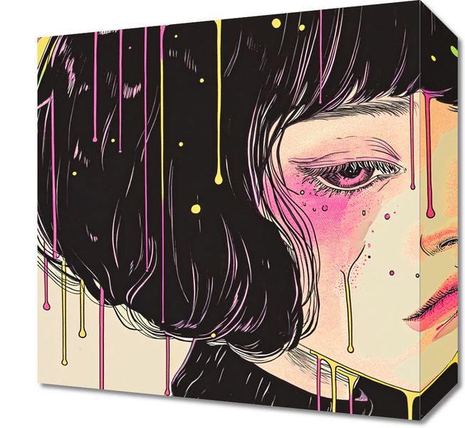 Obraz 30x30cm Strugi Kolorów zdjęcie 1