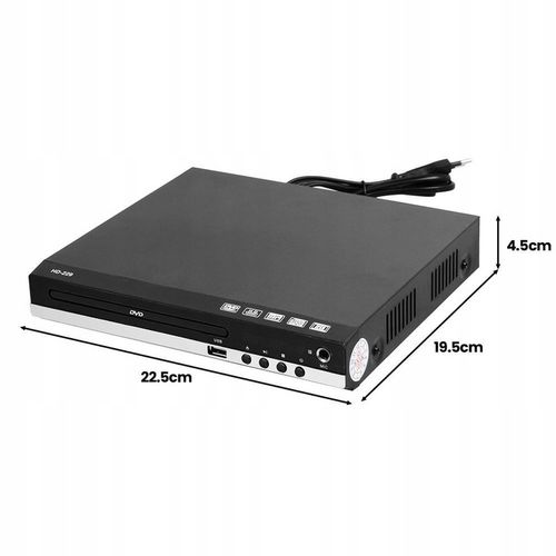 MINI ODTWARZACZ DVD, WBUDOWANY GŁOŚNIK, ODTWARZACZ HDMI DVD DO TELEWIZORÓW na Arena.pl