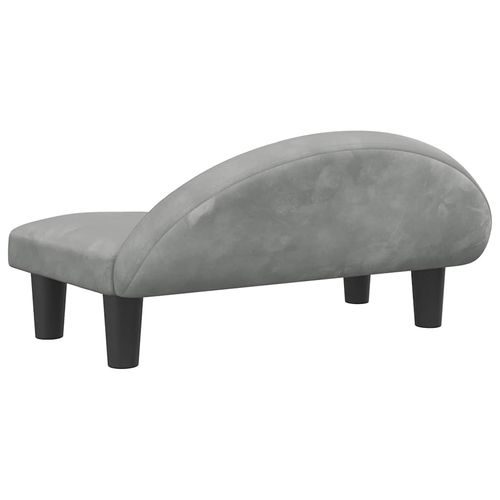 Legowisko dla psa, jasnoszare, 70x52x30 cm, aksamit na Arena.pl