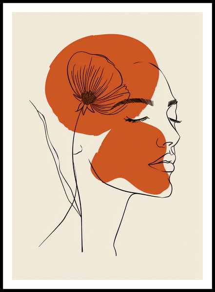 Plakat 64x90cm Ciepło Kwiatu zdjęcie 3