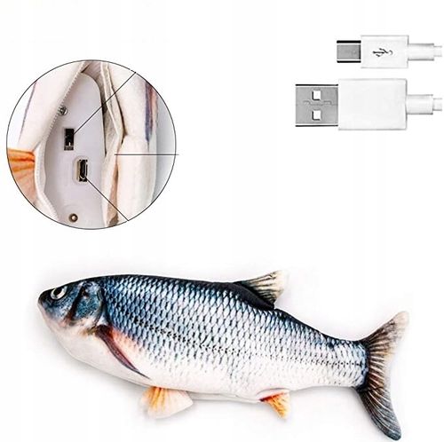 Zabawki Dla Kota Elektryczna Ryba Skacząca Zabawka Dla Kota + Kocimietka na Arena.pl