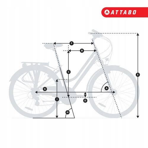 Rower trekkingowy damski ATTABO 19" Shimano Altus Dynamo Nexus Suntour na Arena.pl