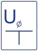 Tablica orientacyjna przyłączenia uziomu grawer piktogram 20x15 cm