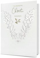 Karnet Na CHRZEST Który Połączy Rodzinę WIELKIE ŚWIĘTO Świetny Materiał Lux