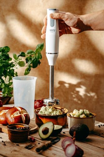 BLENDER RĘCZNY WIELOFUNKCYJNY MIKSER MALAKSER 800W ROZDRABNIACZ na Arena.pl