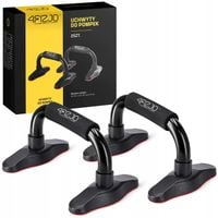 PODPÓRKI UCHWYTY DO POMPEK TRENING W DOMU I SIŁOWNI STALOWE PARALETKI 2szt.