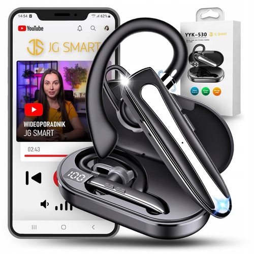 SŁUCHAWKA BLUETOOTH DO ROZMÓW BEZPRZEWODOWA DO UCHA DLA KIEROWCÓW ZESTAW na Arena.pl