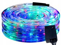 WĄŻ ŚWIETLNY 480 LED LAMPKI CHOINKOWE ZEWNĘTRZNY GIRLANDA 20m MULTIKOLOR