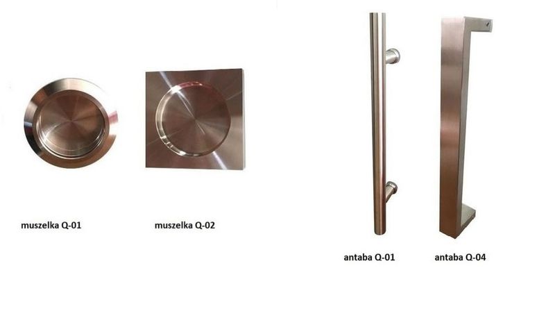 Drzwi szklane przesuwne design-lux bezbarwne zdjęcie 3