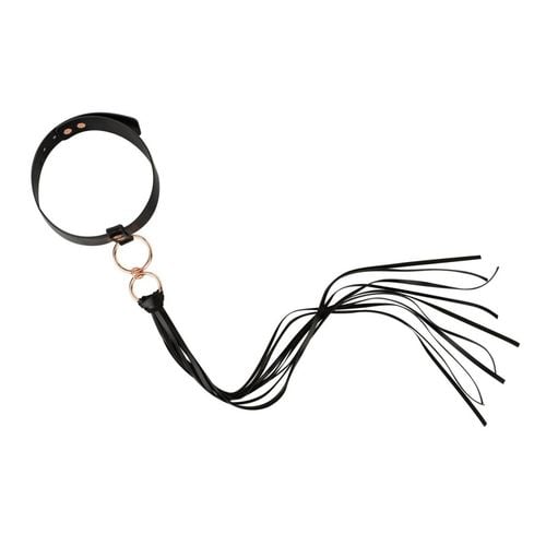 rosy gold   collar with flogger   black na Arena.pl
