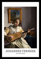 Plakat 20x30cm Design Guitar Player, Vermeer Vintage do Salonu