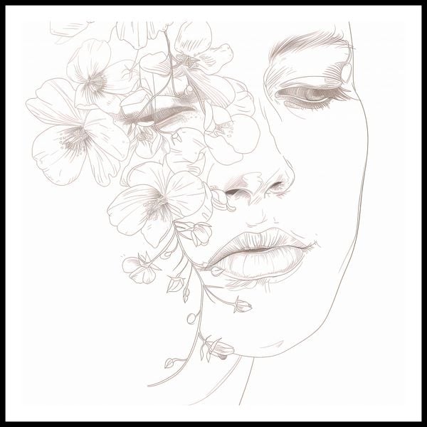 Plakat 70x70cm Kwitnąca Imersja zdjęcie 3