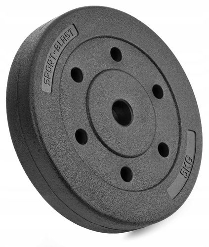 Zestaw kulturystyczny 50kg obciążenia bitumiczne gryf prosty 120cm 25mm na Arena.pl