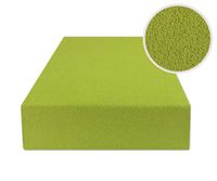 Prześcieradło Z Gumką 60X120 Frotte Zielone