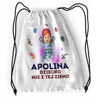 Plecak Sportowy Szkolny Dla Apoliny Córki Dziecka Z Nadrukiem Ze Zdjęciem