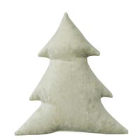 Poduszka Choinka na Święta Prezent dla dziecka Biała Perłowa Aksamitna