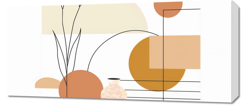 Obraz 90x40cm Terrakotowy Krzyk zdjęcie 1