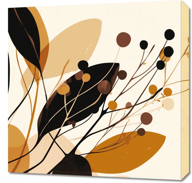 Obraz 60x60cm Jesienne Sylwety zdjęcie 1