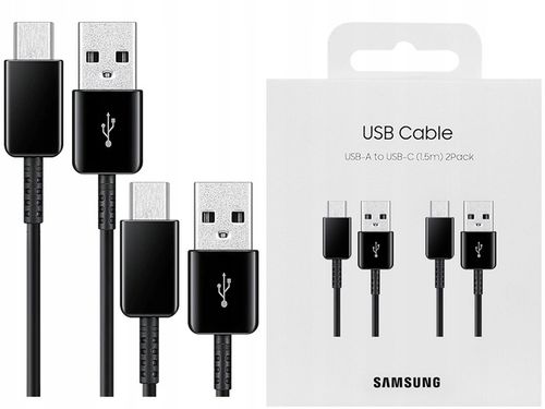 2x ORYGINALNY KABEL SAMSUNG FAST CHARGE USB-C 1,5M na Arena.pl
