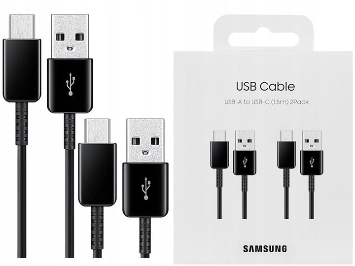 2x ORYGINALNY KABEL SAMSUNG FAST CHARGE USB-C 1,5M zdjęcie 1