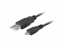 Standardowy kabel micro USB typ B 2.0 długość 1,8m
