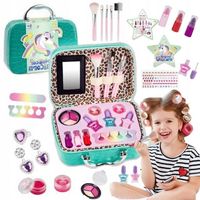 ZESTAW DO MAKIJAŻU KOSMETYKI KUFEREK MAKEUP DLA DZIECI JEDNOROŻEC PREZENT