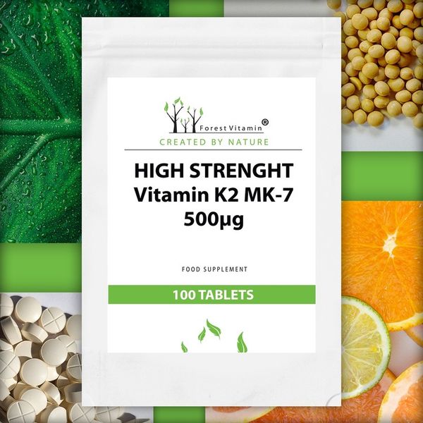 FOREST WITAMINA K2 MK-7 500mcg 100 tab NATURALNA zdjęcie 9