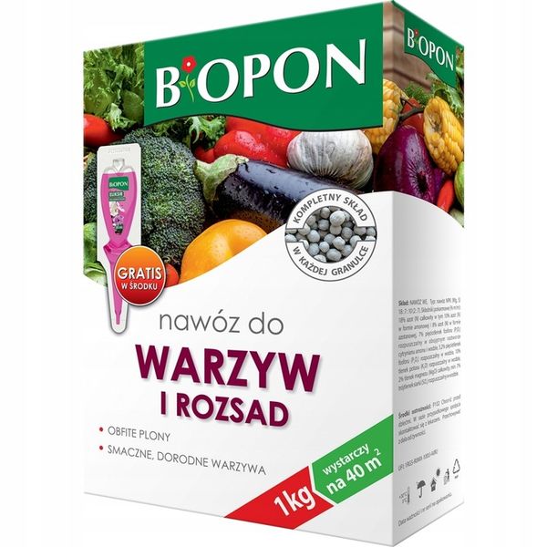 nawóz do warzyw granulat 1kg zdjęcie 11