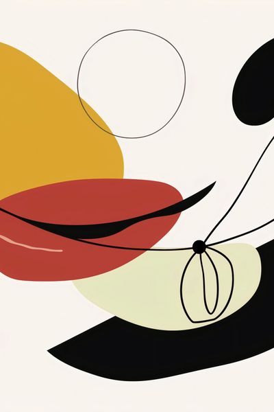 Plakat 20x30cm Geometryczna Krzywizna zdjęcie 1