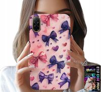 ETUI DO SAMSUNG GALAXY A07 4G - KOLOROWE WSTĄŻKI WSTĄŻKA WZORY + SZKŁO
