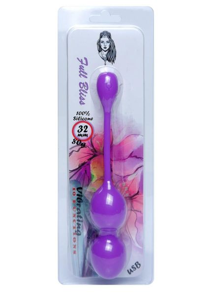 Vibrating Kegel Balls 32Mm 80G Purple 10 Function Usb - B - Series zdjęcie 4
