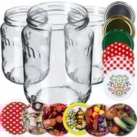 48x Słoik Szklany 720ml Dżem Ogórki Zakrętka 82mm