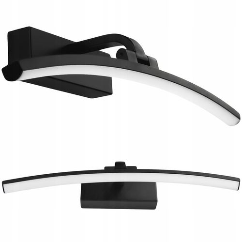 Kinkiet LED łazienkowy nad lustro OKRĄGŁY WYGIĘTY 10W na Arena.pl