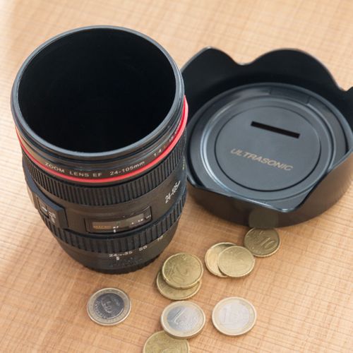 Skarbonka Obiektyw Aparatu na Arena.pl