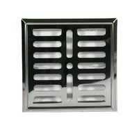 KRATKA METALOWA Z SZYLDEM NIERDZEWNYM 14*14CM I SIATKĄ - KRA 14*14CHS