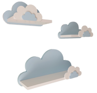 Półki chmurki FISIA  3 sztuki kolory półka chmurka