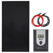 ZESTAW FOTOWOLTAICZNY 170W SOLARNY DO KAMPERA ŁODZI JACHTU MPPT