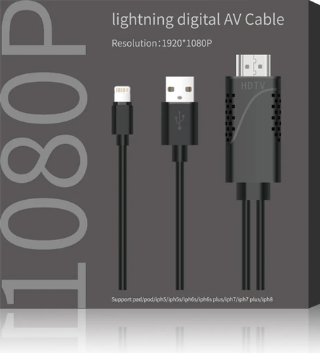 Adapter HDMI Do Telefonu iPhone Android 1080P USB Lightning USB C Micro USB na Arena.pl