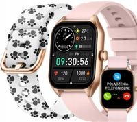 SMARTWATCH dziewczęcy Rubicon SMS KROKI POLSKIE MENU 2 PASKI W KOMPLECIE