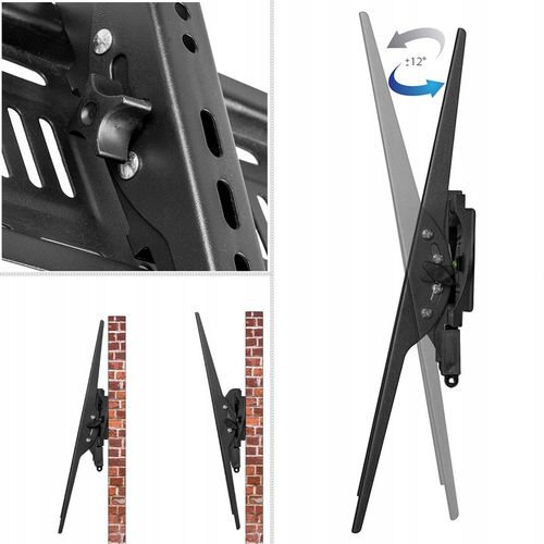 UCHWYT DO TELEWIZORA WIESZAK TV ŚCIENNY UNIWERSALNY SLIM 55KG 32-85 CALI na Arena.pl