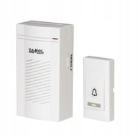 ZAMEL DZWONEK BEZPRZEWODOWY CLASSIC ST-901 100M 80DB BATERYJNY 3xAAA + 23A
