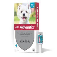bayer advantix krople na kleszcze i pchły 4x1ml