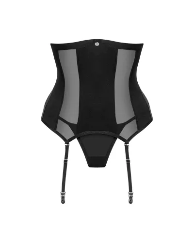 obsessive chic amoria gorset bez miseczek ze stringami czarny xs/s na Arena.pl