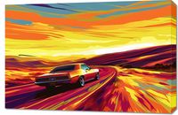 Obraz 90x60cm Pędź Przed Siebie