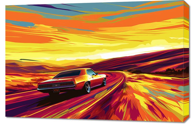 Obraz 90x60cm Pędź Przed Siebie zdjęcie 1